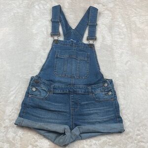 Blue Spice Medium Blue Denim Short Overalls